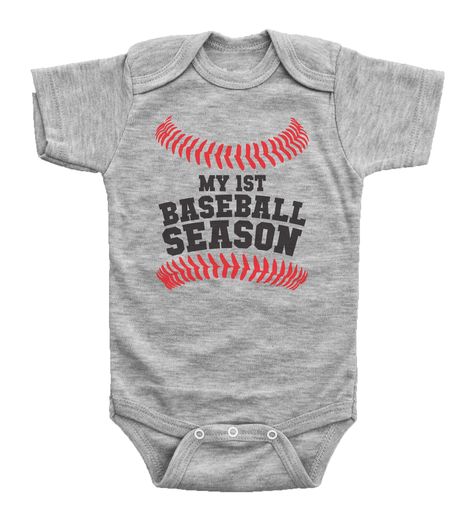 Softball Onesie, Baseball Onesie, Baby Boy Baseball, Fly Baby, Baby Baseball, Softball Outfits, Softball Season, Personalized Baby Onesies, Unisex Onesies