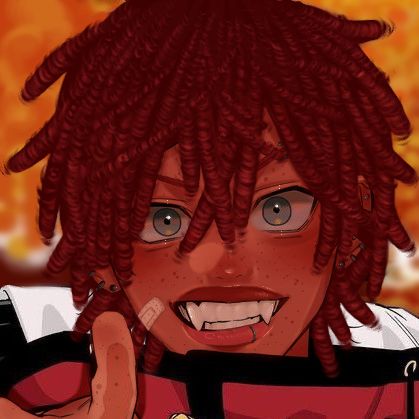 Black Oc With Red Hair, Black Anime Character Drawing, Blasian Anime Characters, Black Anime Characters Dreads, Poc Anime Pfp, Blasian Pfp, Anime Black People, Poc Oc, Poc Characters