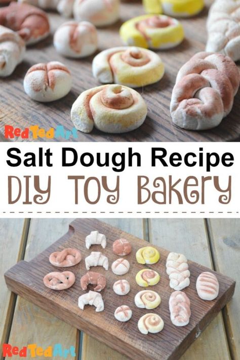 Salt Dough Ideas, Dani Kruha, Salt Dough Projects, Dough Crafts, Sweets Art, Salt Dough Crafts, Salt Dough Recipe, Dough Ideas, Bakery Crafts