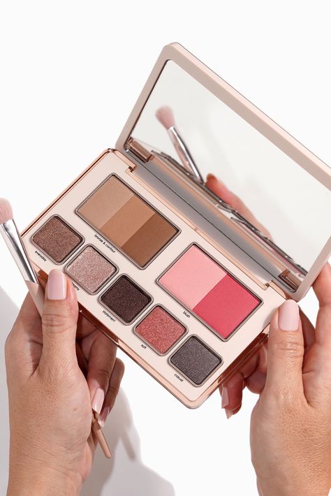 Natasha Denona Hy-per Natural Face Palette - The Beauty Look Book Tubing Mascara, Lip Color Makeup, Gel Powder, Rose Lipstick, Olive And June, Cheek Palette, Face Palette, Natasha Denona, For Eyes