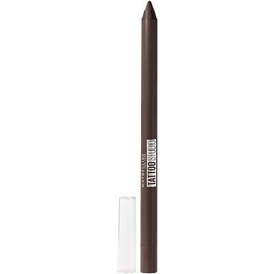 Maybelline TattooStudio Eyeliner Pencil Bold Brown Maybelline Eyeliner Pencil, Brown Pencil Eyeliner, Hygiene Bag, Brown Eyeliner Pencil, Bright Summer Acrylic Nails, Eyeliner Shapes, How To Do Eyeliner, Maybelline Tattoo, Bday Wishlist