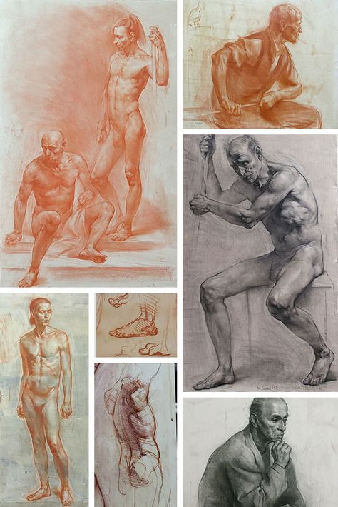 Iliya Mirochnik drawings. Featured artist @ Menorca Pulsar, Art Retreat Russian Figure Drawing, Classical Figure Drawing, Russian Academic Figure Drawing, Quick Figure Drawing, Iliya Mirochnik, Russian Academic Drawing, Human Figure Drawings, Academic Figure Drawing, Human Figure Artists