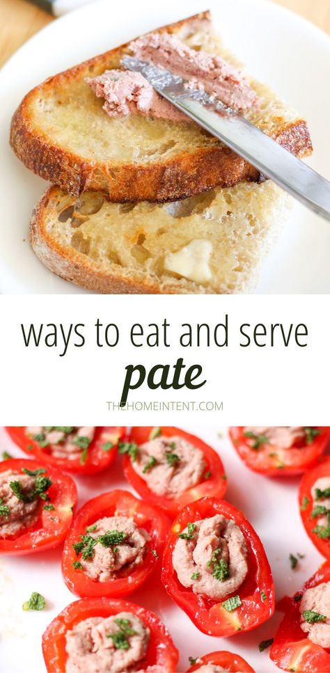 How To Serve Pate, Pate Serving Ideas, Paté Ideas, Liver Pate Plating, Braunschweiger Pate Recipe, Pate Appetizers, Nourishing Snacks, How To Make Pate, Chicken Liver Pate Recipe