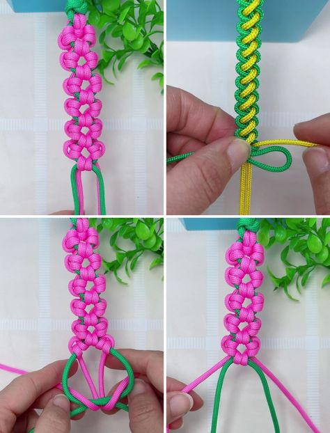 A Beginner Friendly DIY Bracelet Tutorials | bracelet, friendship, tutorial | How to Make Friendship Bracelets for Beginners :) | By Kids Art & Craft - Facebook Easy Knotted Bracelet, Easy Macrame For Beginners, Friendship Bracelets For Beginners, Bracelets For Beginners, Weird Crafts, Twine Diy, Bracelet Tutorials, Make Friendship Bracelets, Easy Crochet Hat