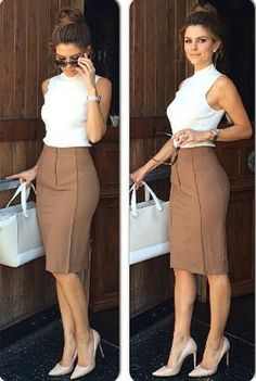 Work Outfits Frauen, Classy Business Outfits, Skirt Diy, Fashionable Work Outfit, Pencil Skirt Outfits, Black Outfits, Classy Work Outfits, Stylish Work Outfits, Professional Attire