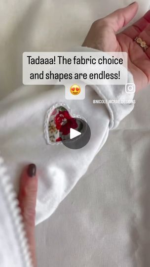 22K reactions · 2.3K shares | Many of you asked details about the hoodie I transferred, so I added text to the video, hope it helps 😊 Just to add, you can tidy the edges of the fabric on the wrong side too, and if you need, get some iron on stitch cover for extra protection. I use Sulky’s Tender Touch from Amazon 😊

#embroidery #embroiderers #embroiderylover #embroidery #embroiderersofinstagram #embroideryvideo #embroideryart #embroideredhoodie #stickandstitch #modernembroidery #diy #diyhoodie #craft #craftoholic #crochet #crochetersofinstagram #crochetaddict #fabricaddict #libertyfabric | Nicole McRae | haleyybaylee · Original audio Memory Clothes, Memory Projects, Sewing Alterations, Embroidery Videos, Sewing Stitches, Small Sewing Projects, Altering Clothes, Embroidery Sweatshirt, Diy Sewing Clothes