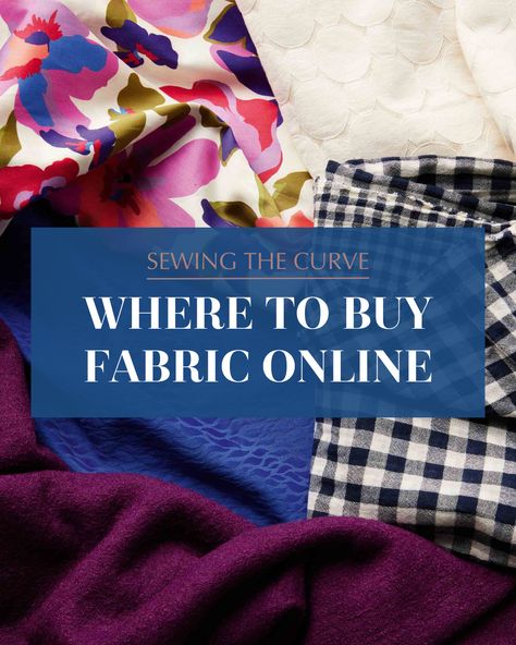 Where can you buy fabric online? Browse my favorite online fabric shops from around the world. Random Hacks, Fabric Shops Online, Fabric Stores, Choosing Fabric, Buy Fabric Online, Sewing Fabrics, Sew Easy, Cheap Fabric, Funky Junk