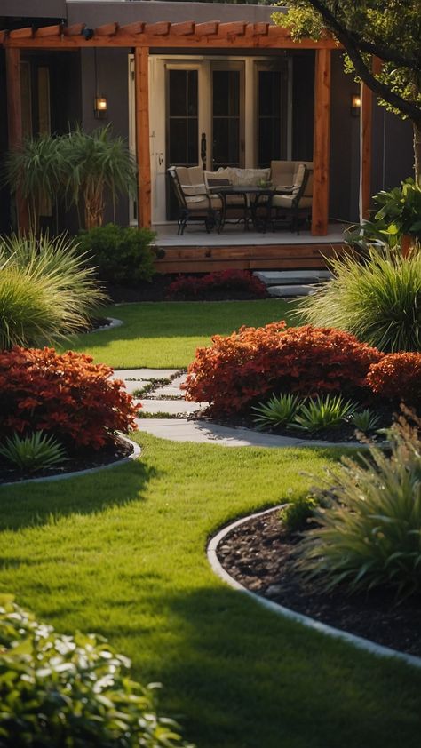 Transform your backyard with these modern landscaping designs From pool gardens to small yard layouts get inspired with innovative design ideas for small yards Discover creative garden layout plans and patio designs that cater to small plants and make the most of your space Ideal for those seeking fresh inspiration for modern backyard landscaping Pool Gardens, Garden Planning Layout, Large Backyard Landscaping, Small Yards, Modern Backyard Landscaping, Backyard Landscaping Ideas, Large Backyard, Modern Backyard, Patio Designs