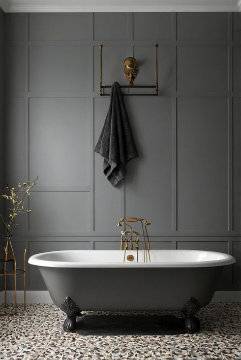 interior design,home decor,space planning,wall paint design Web Grey Sherwin Williams, Dark Gray Bathroom Walls, Sw Web Gray, Gray Bathroom Cabinets, Grey Sherwin Williams, Gray Bathroom Walls, Grey Bathroom Cabinets, Dark Gray Bathroom, Gray Painted Walls