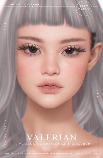 { Pity Party } Valerian Skin @ Anthem | 🎃 Coming to Anthem … | Flickr Sims 4 Cc Soft Peach Skin Blend By Mohkii, Sims Cc Face Piercings, Sims 4 Skin Eyelashes, Doll Skin Sims 4, Sims 4 Cute Skin Overlays, Sims 4 Preset Face, Sims 4 Skin Preset Cc, Sims 4 Cc Maxis Match Colored Hair, Sims 4 Cc Glowy Skin