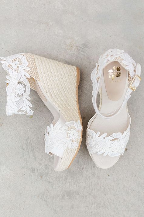 Wedding Shoes For Bride, Wedding Wedges, Shoes For Bride, Sandals Chunky, Wedge Wedding Shoes, Wedding Shoes Comfortable, Wedding Shoes Lace, White Wedding Shoes, Wedding Forward