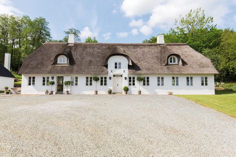 Tour a Historic Danish Farmhouse Owned by Dinesen Danish Farmhouse, French Farmhouse Decorating, Danish House, Thatched House, Historic Renovation, John Pawson, Thatched Roof, Hus Inspiration, Design Studios