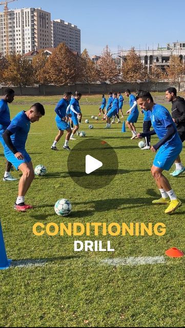 Workouts For Soccer, Football Conditioning Drills, Soccer Conditioning Drills, Conditioning Drills, Soccer Passing Drills, Soccer Coaching Drills, Soccer Training Workout, Football Coaching Drills, Football Training Drills