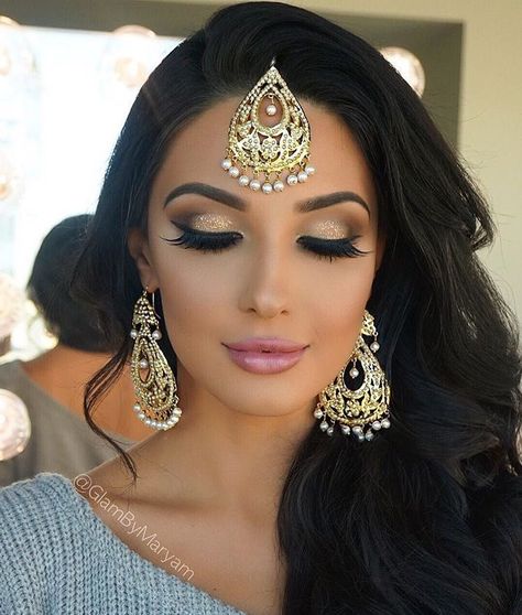 Simple Bridal Makeup, Indian Makeup Looks, Wedding Hairstyles And Makeup, Indian Wedding Makeup, Asian Bridal Makeup, Indian Bride Makeup, Pakistani Bridal Makeup, Best Wedding Makeup, Bridal Eye Makeup