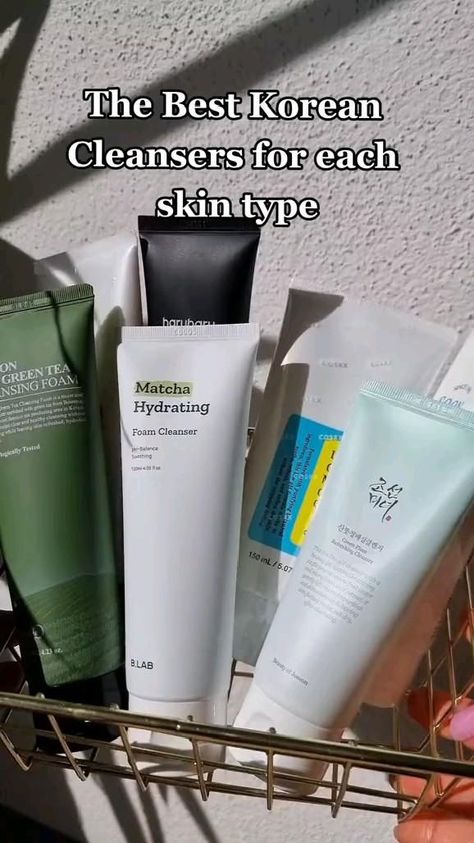 Best Korean Cleansers For Your Specific Skin Type Skincare Acne Prone Skin, Skincare Routine And Products, Skincare For Combination Skin, Beginner Skin Care Routine, Korean Skin Care Secrets, Gentle Face Cleanser, Health And Vitality, Perfect Skin Care Routine, Korean Skincare Routine