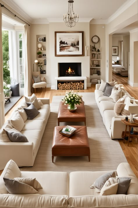 20 Long Narrow Living Room – The Crafty Hacks Sofa Long Living Room, Long Living Room Inspiration, Living Room With 2 Seating Areas, Narrow Living Room Layout With Fireplace, Long Living Room Designs, Long Living Room Layout With Fireplace, Narrow Living Room With Fireplace, 2 Couches In Living Room Layout, Long Rectangle Living Room Layout