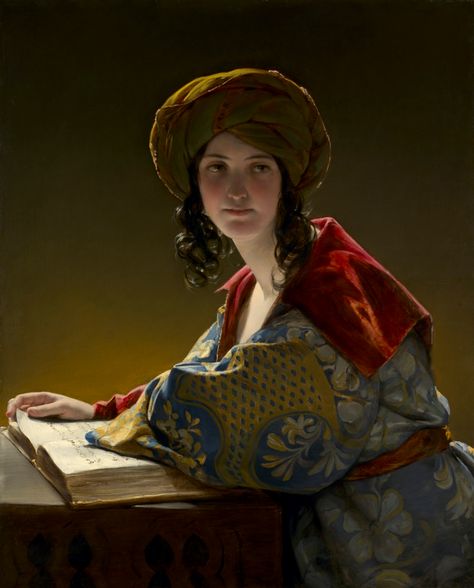 Young Eastern Woman 1838 Friedrich Amerling Orientalist Paintings, William Adolphe Bouguereau, Edouard Manet, John Singer Sargent, Cleveland Museum Of Art, European Paintings, Woman Reading, A4 Poster, Beautiful Paintings