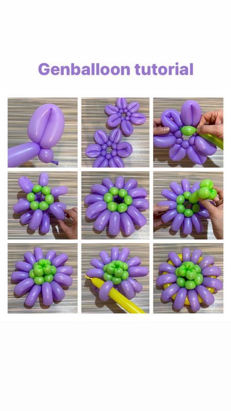 Balloon Flowers Diy, Flower Balloons Diy, Flower Balloons, Balloon Bouquet Delivery, Balloon Bouquet Diy, How To Make Balloon, Balloon Crafts, Flower Bouquet Diy, Diy Balloon Decorations