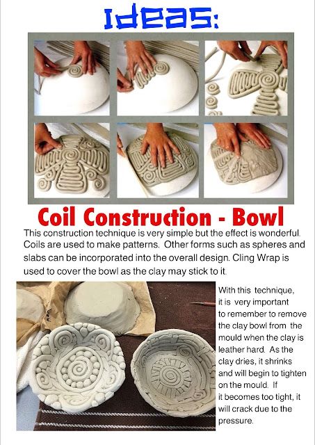 Daz Clay Ideas, Coil Work In Clay, Ceramic Projects For Middle School, Clay Therapy, Beta Club, Earth Warrior, Types Of Clay, High School Ceramics, Clay Projects For Kids