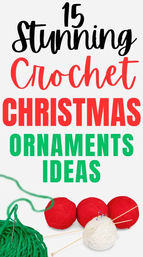 via @eyankimedia Easy Crochet Christmas Ornaments, Diy Crochet Ornaments, Crocheted Christmas Ornaments, Crochet Ornaments Free Pattern, Easy Crochet Christmas, Crochet Christmas Ornaments Free Pattern, Christmas Ornament Crochet, Christmas Ornaments Ideas, Knitted Decor