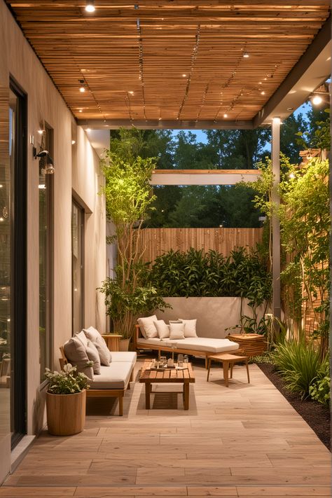 Top 25 Patio Roof Ideas to Transform Your Outdoor Space – The Crafty Hacks Patio Roof Ideas, Covered Patio Ideas, Bamboo Roof, Outdoor Covered Patio, Roof Ideas, Corrugated Metal Roof, Living Roofs, Patio Covers, Concrete Roof