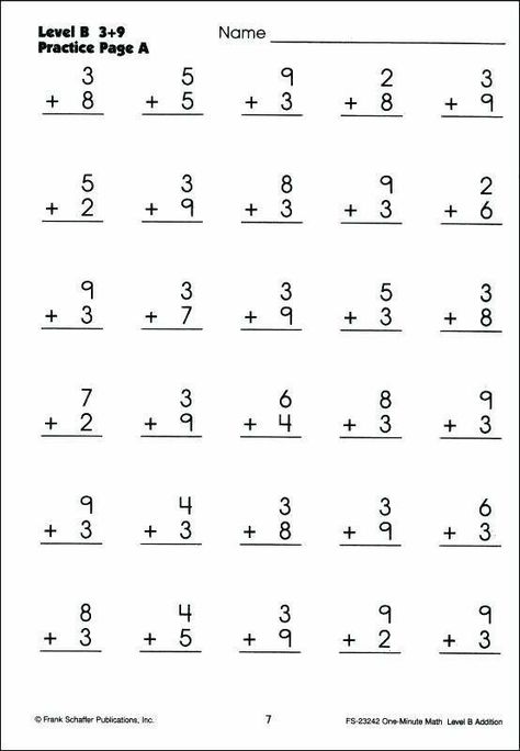 Minute Math Worksheets, Mad Minute Math, Math Minutes, Kindergarten Math Worksheets Addition, Math Fact Worksheets, Math Addition Worksheets, First Grade Math Worksheets, First Grade Worksheets, 2nd Grade Math Worksheets