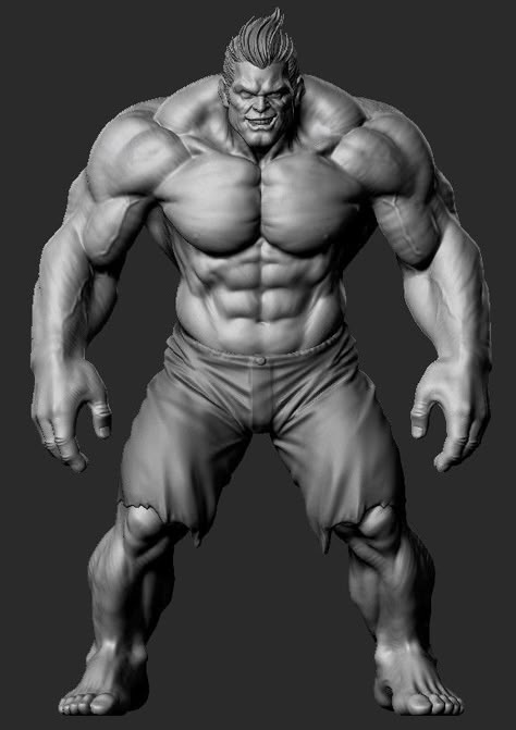 ArtStation - zbrush, June Ho Cho Anatomy Drawing Male, Zbrush Anatomy, Drawing Male, Hulk Art, Man Anatomy, Anatomy Sculpture, Digital Sculpture, Human Figure Drawing, Anatomy Sketches