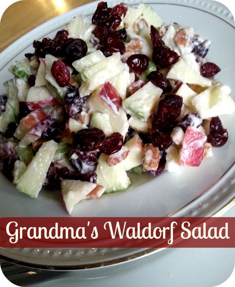 Cranberry Chicken Salad Recipe, Pecan Salad Recipe, English Pea Salad, Shredded Chicken Salads, Chicken Cranberry, Waldorf Salad Recipe, Cranberry Chicken Salad, Pea Salad Recipes, Healthy Chicken Salad Recipe