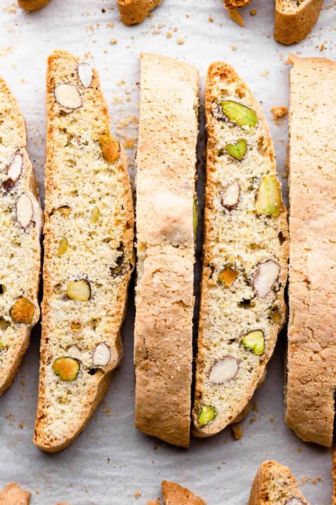 Lemon Pistachio Biscotti, Biscotti Recipe Pistachio, Best Ever Biscotti Recipe, Lemon Biscotti Recipe Easy, Biscotti Recipes Best, Biscotti Recipe Easy, Lemon Biscotti Recipe, Gluten Free Biscotti Recipe, Pistachio Biscotti Recipe