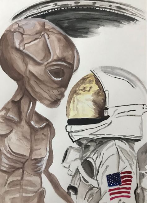 Astronaut Painting, Alien Painting, Human Painting, Acrylic Nail Designs, Painting Acrylic, Art Inspo, Art Ideas, Street Art, Acrylic Painting