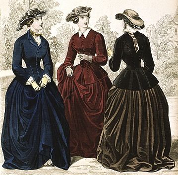 Riding Habits from 1850 to Today | fashion for faith in four colors 1850s Fashion, Riding Habit, 1860 Fashion, 19th Century Fashion, Victorian Clothing, Retro Mode, Victorian Women, Historical Costume, Historical Dresses