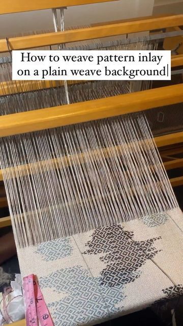 Inlay Weaving, 4 Shaft Weaving Patterns, Double Cloth Weave, Table Loom Weaving, 4 Shaft Weaving Drafts, Twill Weave Pattern, Plain Weave Pattern, Woven Tapestry Art, Tapestry Loom Weaving