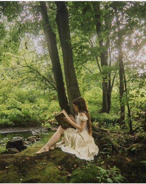 Woods Aesthetic Light, Sammycore Aesthetic, Faceless Photography, Photoshoot In The Woods, Siren Energy, River Photoshoot, Ethereal Photography, Fairytale Photoshoot, Fairy Photoshoot