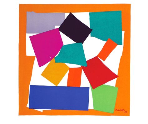 Analisi, storia e commento a un famoso quadro-collage di Henri Matisse: L'Escargot. L'opera è un cut-out ed è un esempio di astrattismo espressivo. Matisse Snail, Matisse Kunst, The Tate Modern, Matisse Paintings, Matisse Cutouts, Tate Gallery, Matisse Art, Tate Modern, Lithograph Print