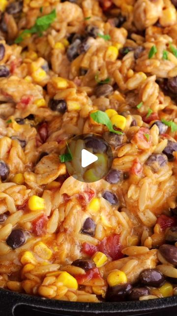 Plain Chicken® on Instagram: "One-Pot Chicken Enchilada Orzo – super simple to make and ready to eat in under 30 minutes! Tender chicken, taco seasoning, orzo pasta, black beans, corn, Rotel, chicken broth, enchilada sauce, sour cream, and cheese. Perfect for weeknight dinners or entertaining guests, this chicken enchilada orzo is sure to become a family favorite.⁠
⁠
Click on the blue link in my bio @plainchicken to get the recipe - click the link & then click the photo to go to the recipes on PlainChicken.com⁠" Enchilada Orzo, Corn Rotel, Rotel Chicken, Chicken Taco Seasoning, Black Beans Corn, Plain Chicken, Chicken Taco, One Pot Chicken, Chicken Enchilada