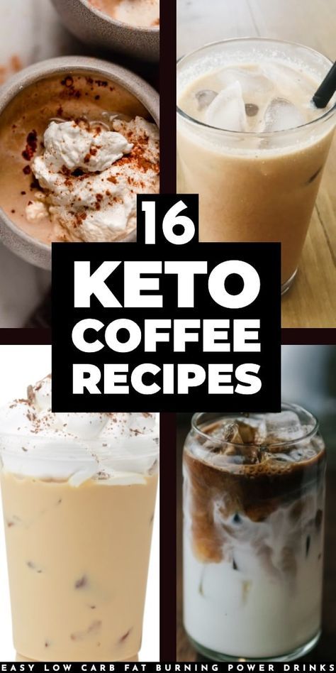 Best Keto Coffee Recipes, Keto Caffeine Drinks, Low Carb Coffee Recipes, Keto Shaken Espresso Starbucks, Keto Espresso Drinks, Keto Lattes At Home, Keto Frappe Recipe, Keto Cold Foam, Low Carb Coffee Drinks