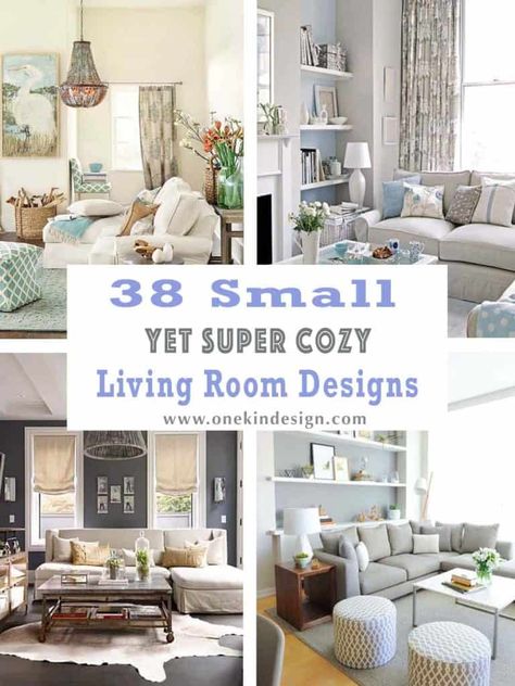 38 Small Yet Super Cozy Living Room Designs Livingroom Ikea, Sitting Room Ideas Cozy, Ikea Farmhouse, Cozy Living Room Design, Small Living Room Layout, Small Lounge, Condo Living Room, Small Family Room, Small Living Room Design