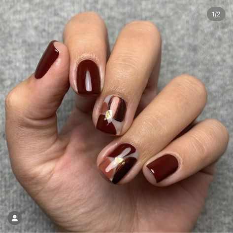 Autumn Nail Ideas, Nail Ideas Designs, Essie Nails, Autumn Manicure, Art Deco Nails, Fall Manicure, Abstract Nail Art, Autumn Nail, Fall Nail Ideas