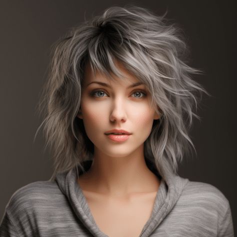 75 Trending Shag Haircut Ideas for 2023 Shag Haircut Gray Hair, Textured Shoulder Length Hair With Bangs, Medium Length Shags For Women, Heavily Layered Shag Haircut, Choppy Shag Hairstyles Short With Bangs, Back View Of Bob Hairstyles Layered Hair, Shag Hairstyles 2023, Choppy Long Bob Hairstyles For Fine Hair, Wispy Bangs Shaggy Hair