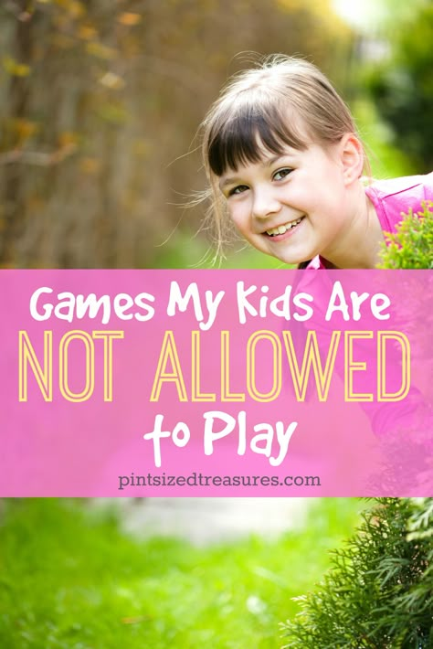 my kids can't play these games Parenting Help, Before Baby, Parenting 101, Christian Parenting, Family Parenting, Good Parenting, Not Allowed, Positive Parenting, Child Development