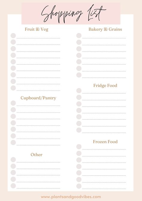 Recipe List Template, Goodnotes Shopping List Template, Shopping Lists Templates, Grocery List Template Aesthetic, Shopping List Template Aesthetic, Free Printable Shopping List Templates, Shopping List Printable Free, Food Shopping List Template, Ipad Templates