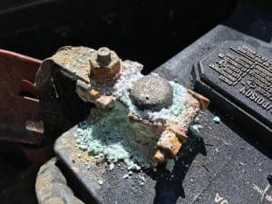 Battery Terminal Corrosion - Causes & How to Prevent it - Mechanic Base Dish Gloves, Tesla Models, Car Batteries, Sand Paper, Battery Terminal, Edible Oil, Auto Parts Store, Laptop Battery, Lead Acid Battery