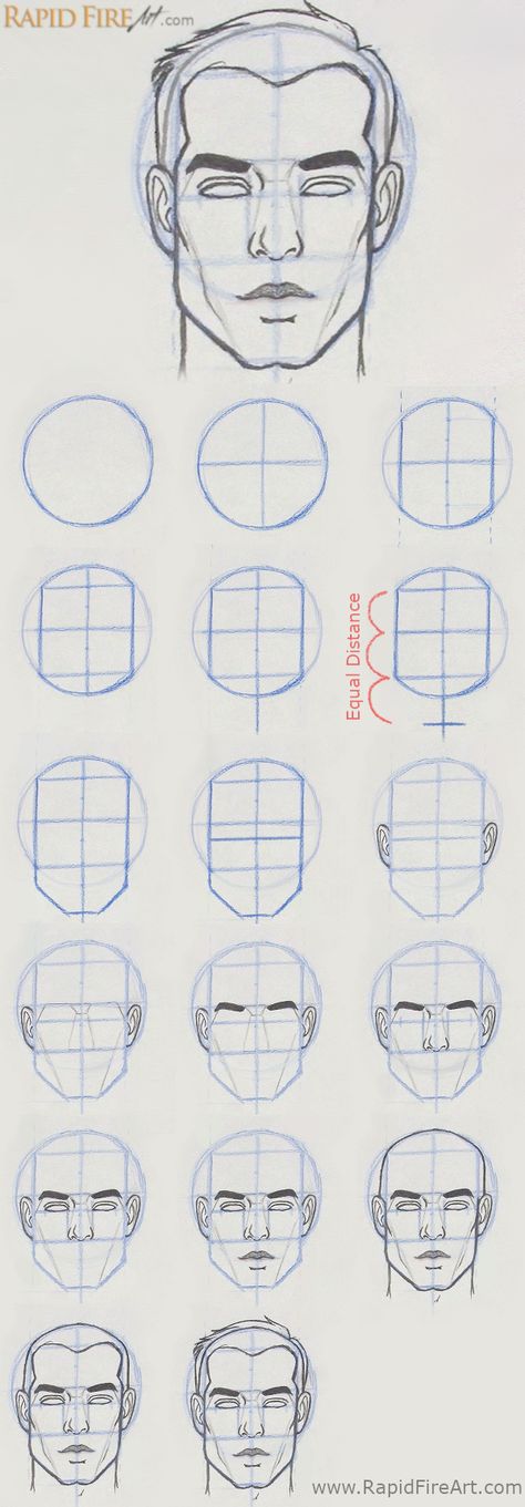 Learn the Loomis method to draw faces from the front + any angle by checking out my fully narrated video tutorial :) https://www.youtube.com/watch?v=y86OprxJoYc Faces Front View, How To Draw Faces, Perfect Drawing, Face Proportions, Draw Faces, Desen Realist, Pencil Drawing Tutorials, Couple Drawing, Seni Vintage