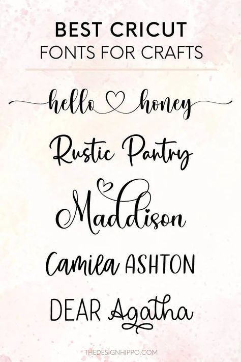 Best Fonts For Cricut, Best Cricut Fonts, Cricket Joy, Free Cursive Fonts, Tattoo Name Fonts, Free Fonts For Cricut, Fonts For Cricut, Christmas Fonts Free, Free Handwritten Fonts