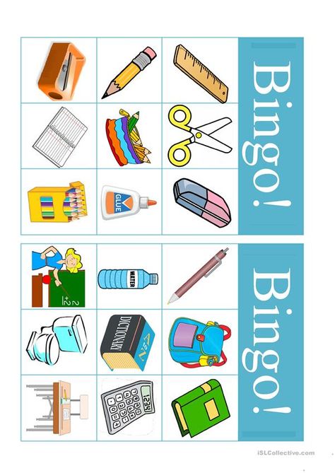 School Supplies Activities For Kids, School Supplies Clipart, Classroom Objects, Farm Theme Preschool, Bingo For Kids, School Suplies, Cake Mini, College School Supplies, School Supplies Organization