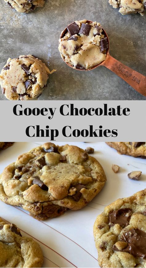 Gooey chocolate chip cookies and chocolate chip cookie dough balls. Super Gooey Chocolate Chip Cookies, Ooie Gooie Chocolate Chip Cookies, Chewy Gooey Chocolate Chip Cookies, Poet Gooey Chocolate Chip Cookies, Chocolate Chip Cookies 1 Stick Of Butter, Guittard Chocolate Chip Cookies, Mcdonalds Chocolate Chip Cookies, Thick Gooey Chocolate Chip Cookies, Ooey Gooey Chocolate Chip Cookies