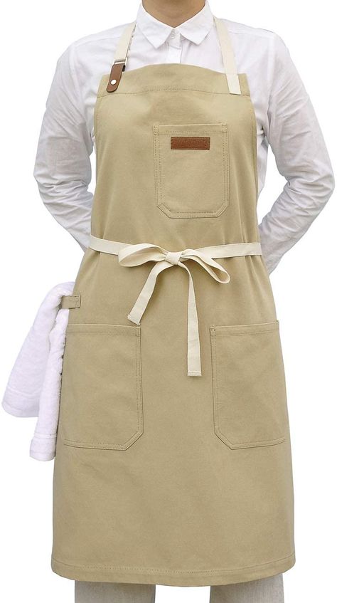 Mens Body Types, Cook Clothes, Cafe Apron, Cooking Grill, Branded Aprons, Fashion Apron, Chef Clothes, Aprons For Men, Bib Apron