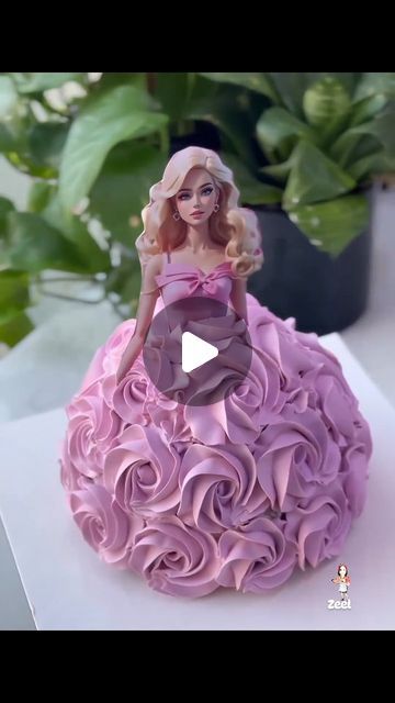 Barbie Cake Designs, Doll Cake Designs, Barbie Birthday Cake, Barbie Doll Cakes, Barbie Cake, Barbie Birthday, Cake Lover, Doll Cake, February 8