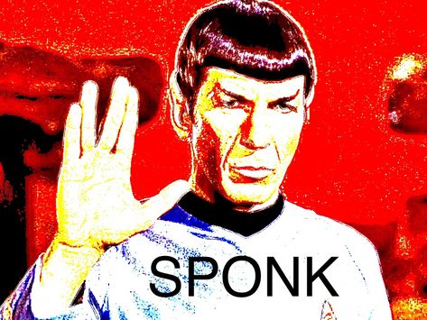 Spirk Star Trek, Star Trek Tos Funny, Star Trek Pfp, Star Trek Background, Star Trek Hand Sign, Montly Crue, Star Trek Gif, Spock Star Trek, Star Trek Meme