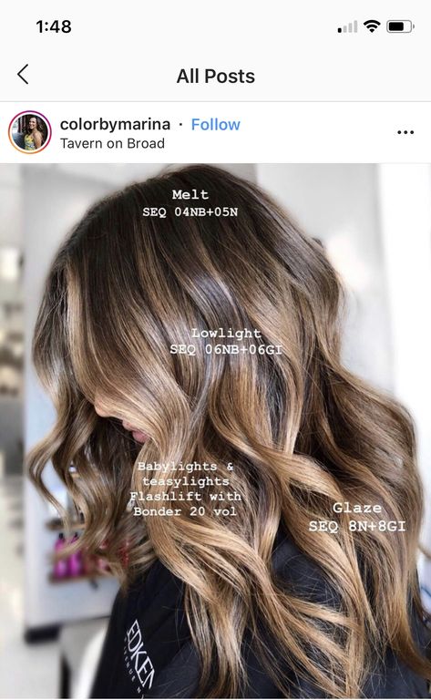 Balayage Hair Brunette Dark Brown, Balayage Hair Brunette, Beach Goddess, Redken Hair Color, Redken Hair Products, Diy Hair Color, Hair Toner, Hair Color Formulas, Balayage Hair Dark